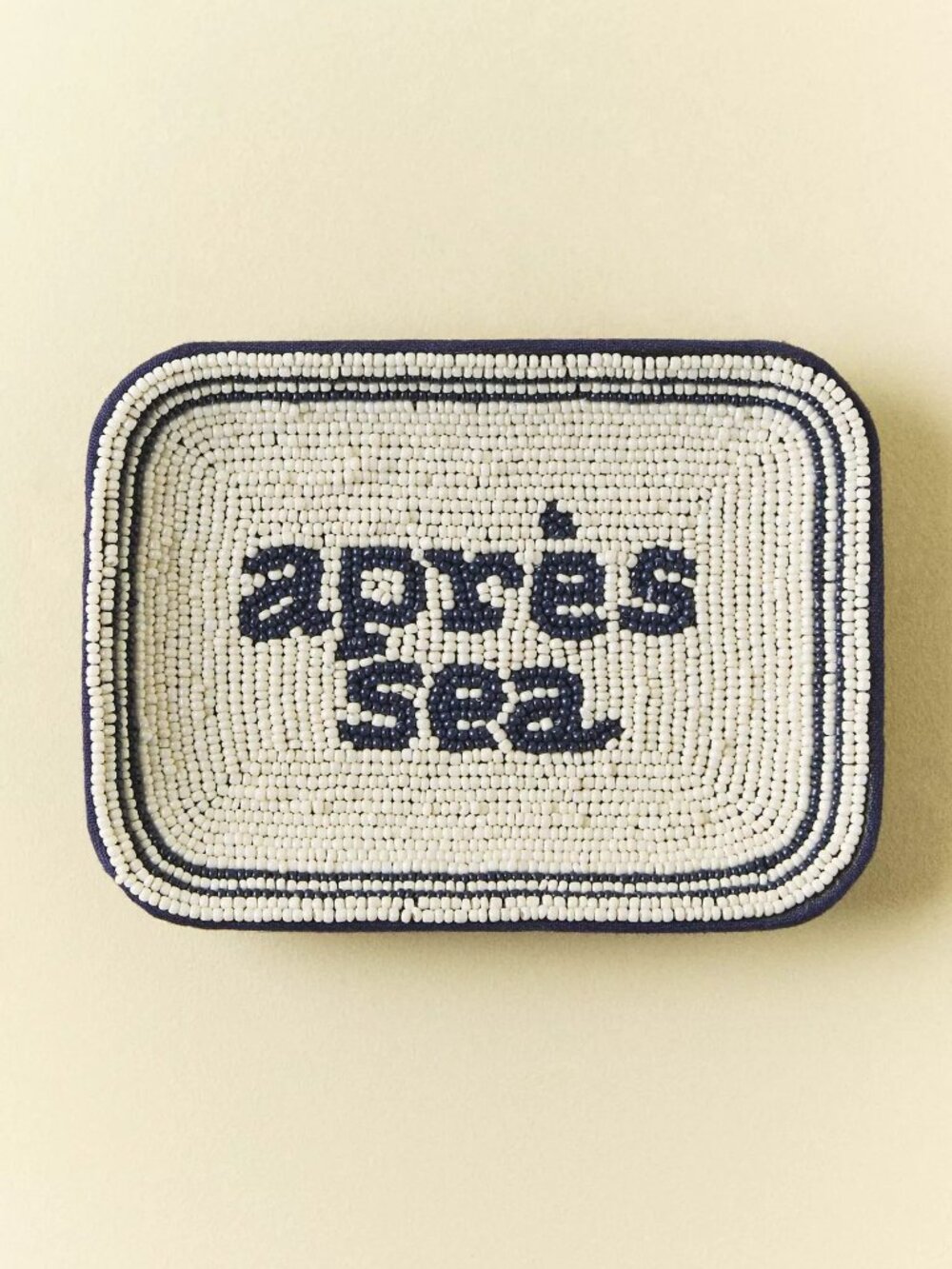 Anthropologie Fiona Beaded Trinket Dish - Après Sea - New